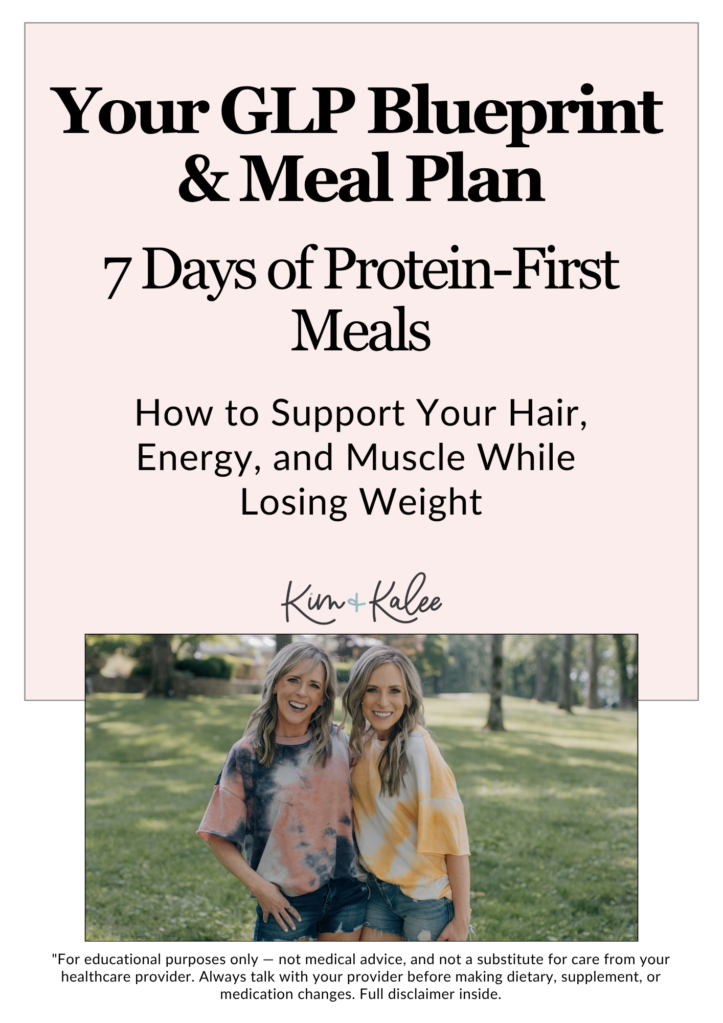 The GLP Blueprint + Meal Plan | 7-Day Protein-First Guide